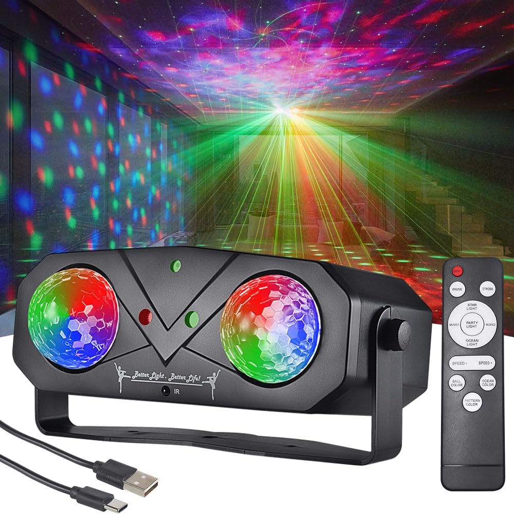 Party Disco DJ Light with Remote Control for Vibrant Events