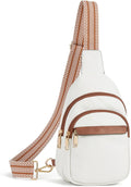 Small Sling Bag for Women Leather Crossbody Bag - RFID Secure