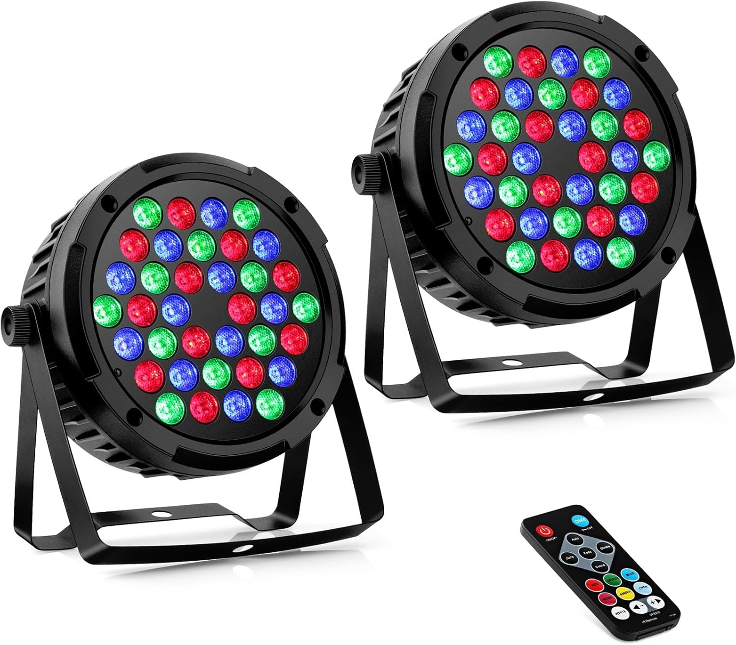 36LEDs RGB Par Lights for Dynamic Event Lighting and Control