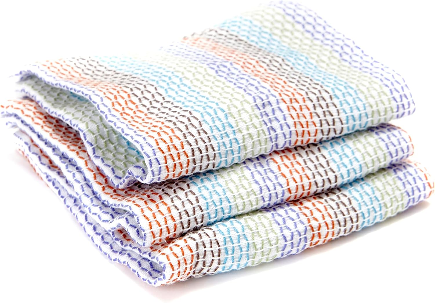 Organic Cotton Dish Cloths Set - Eco-Friendly Cleaning!