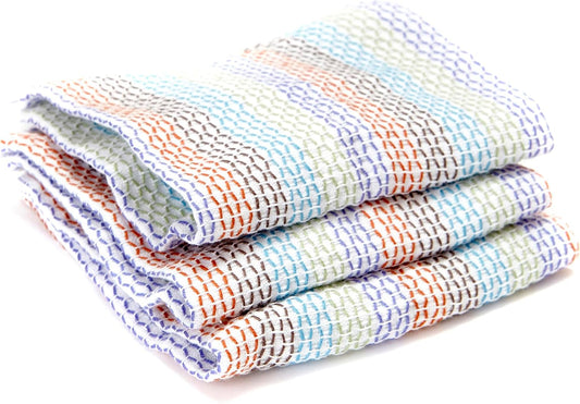 Organic Cotton Dish Cloths Set - Eco-Friendly Cleaning!