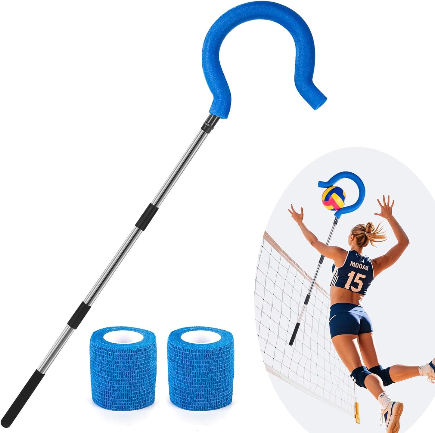 Adjustable Volleyball Spike Trainer for All Skill Levels