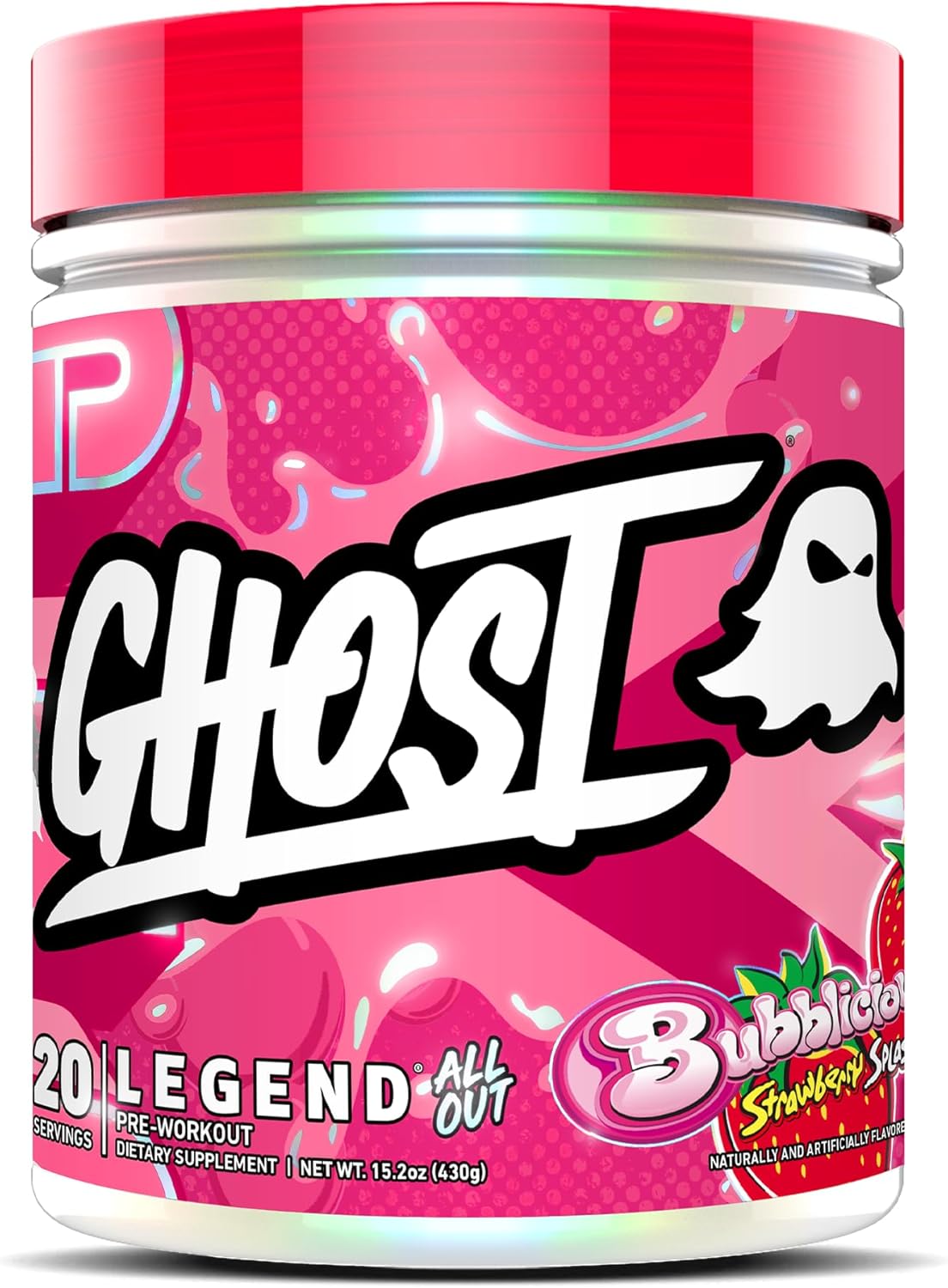 GHOST Legend All Out Pre-Workout Powder for Energy & Pumps