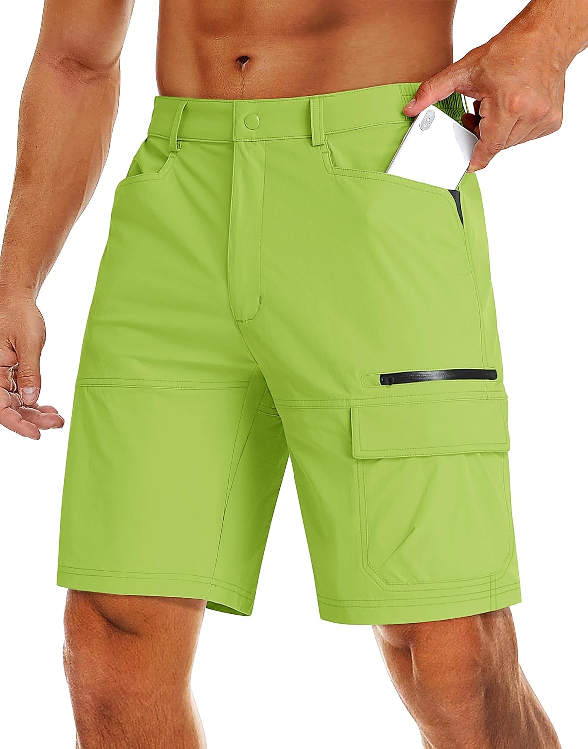 MAGCOMSEN Men's Hiking Cargo Shorts for Outdoor Activities