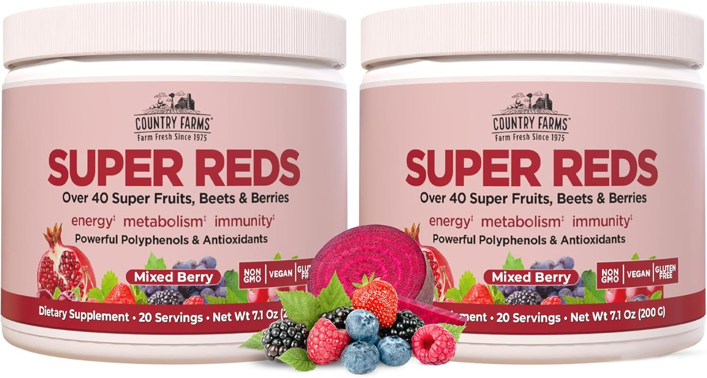 Country Farms Super Reds Energizing Polyphenol Superfood Mix
