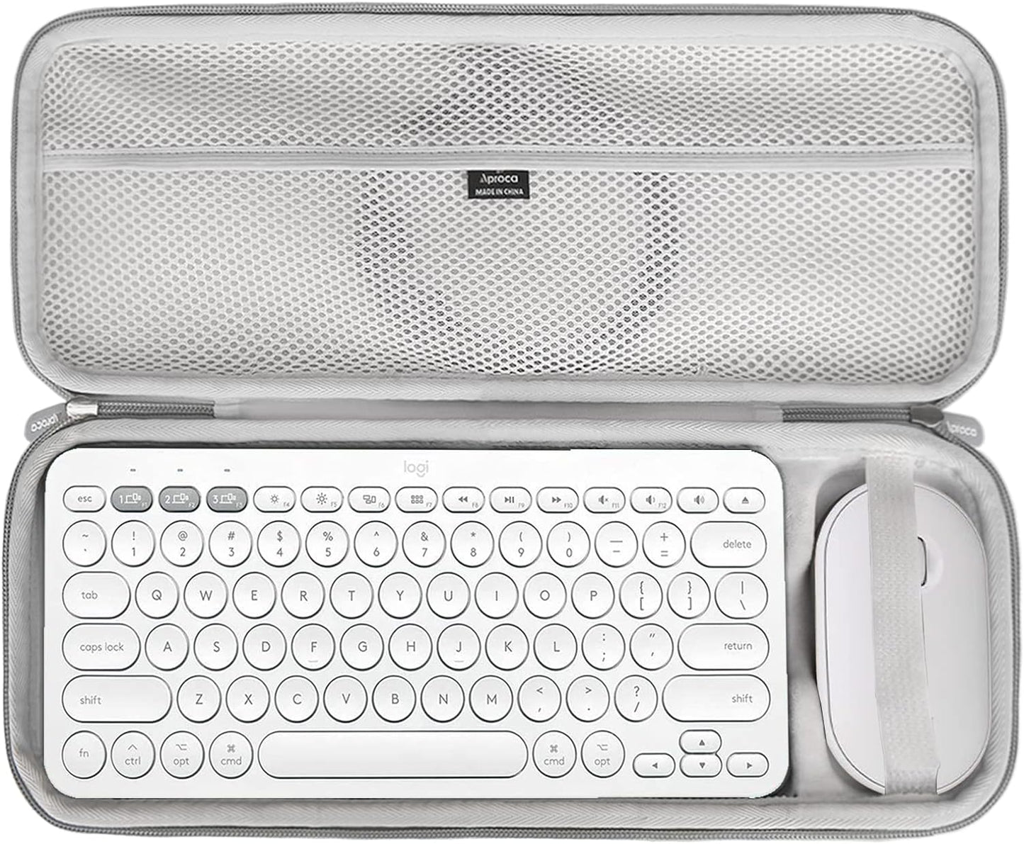 Aproca Grey Hard Case for Logitech Keyboard & Mouse