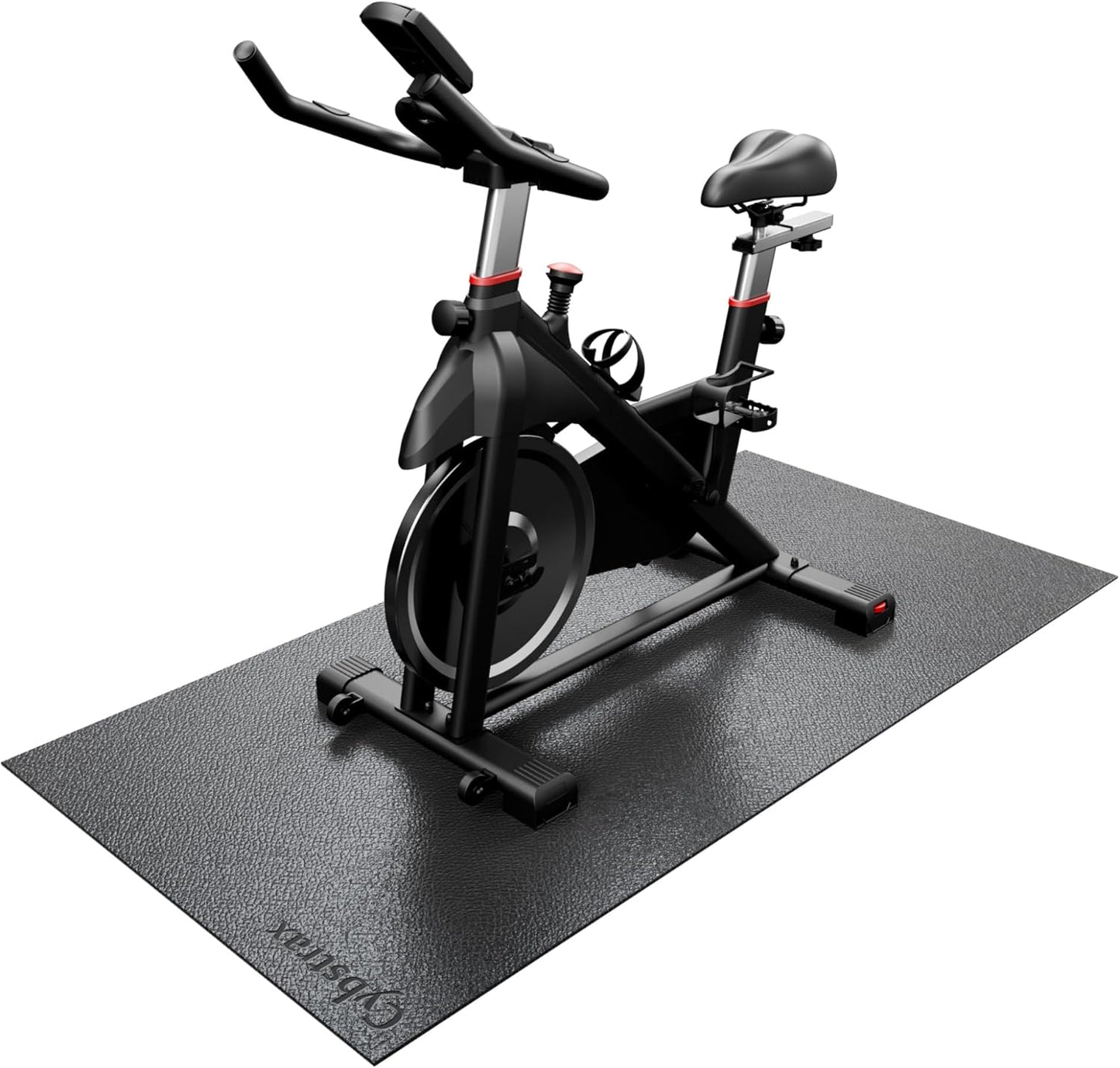 Slip-Resistant 72 x 36 Bike Trainer Mat - Cybstrax