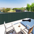 Zip Cable Ties and 3 ft x 77 ft Green Privacy Screen Fence Cover Panel