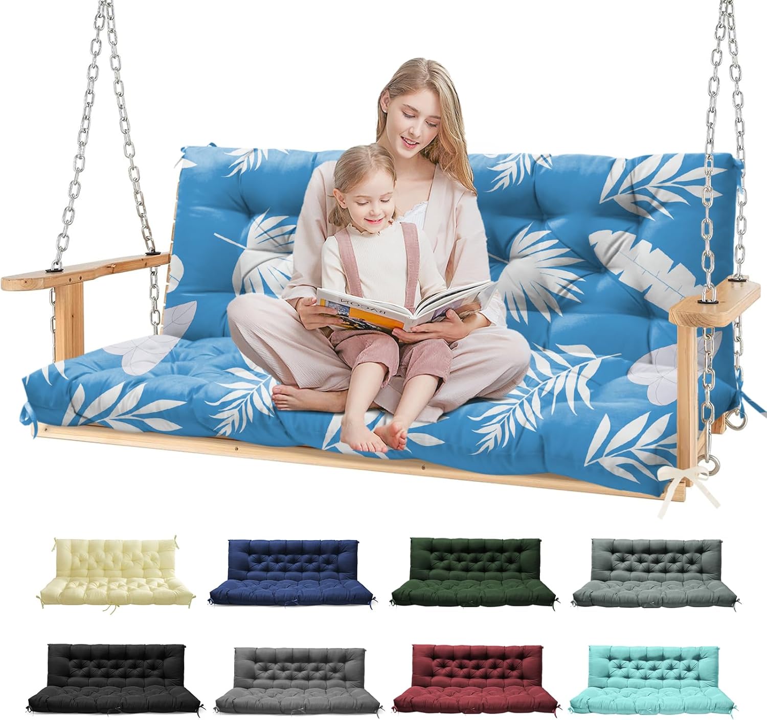 Porch Swing Cushions for Outdoor Furniture - Waterproof & Durable