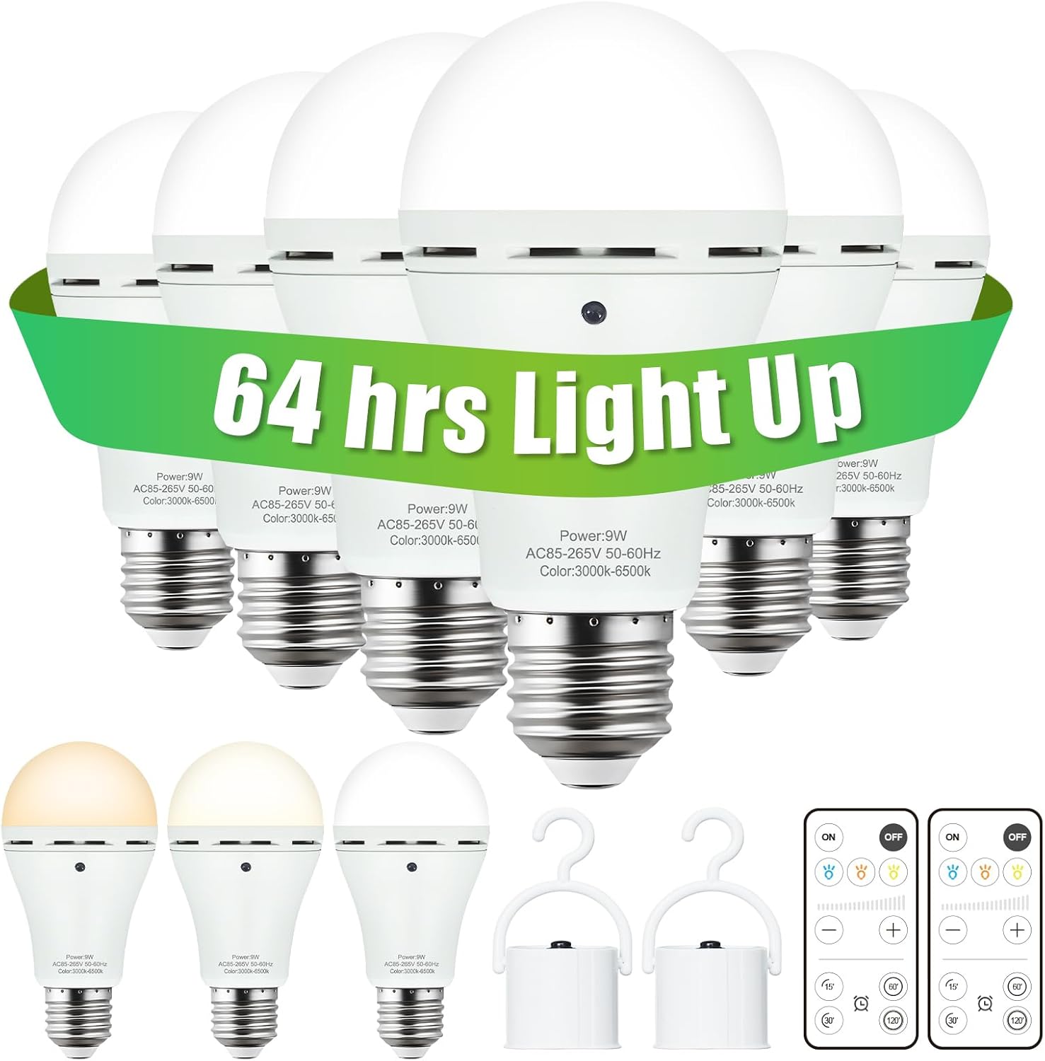 Omni Rechargeable Light Bulbs for Emergency Power Outages