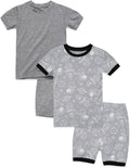 Toddler Kids Animal Flower Pattern Viscose Pajama Set - Breathable
