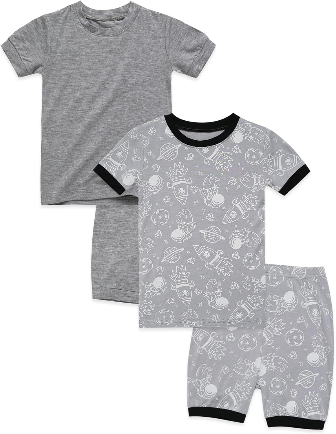Vaenait Toddler Kids Animal Flower Pattern Summer Pajamas