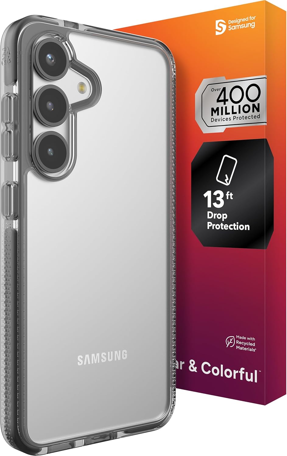ZAGG Santa Cruz Samsung Galaxy S25 Case with 13ft Drop Protection