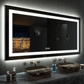 LOAAO 55x30 in RGB LED Bathroom Mirror with Lights - Dimmable