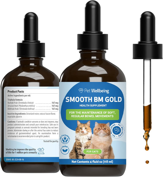 Pet Wellbeing Smooth BM Gold for Dogs & Cats - Natural Relief