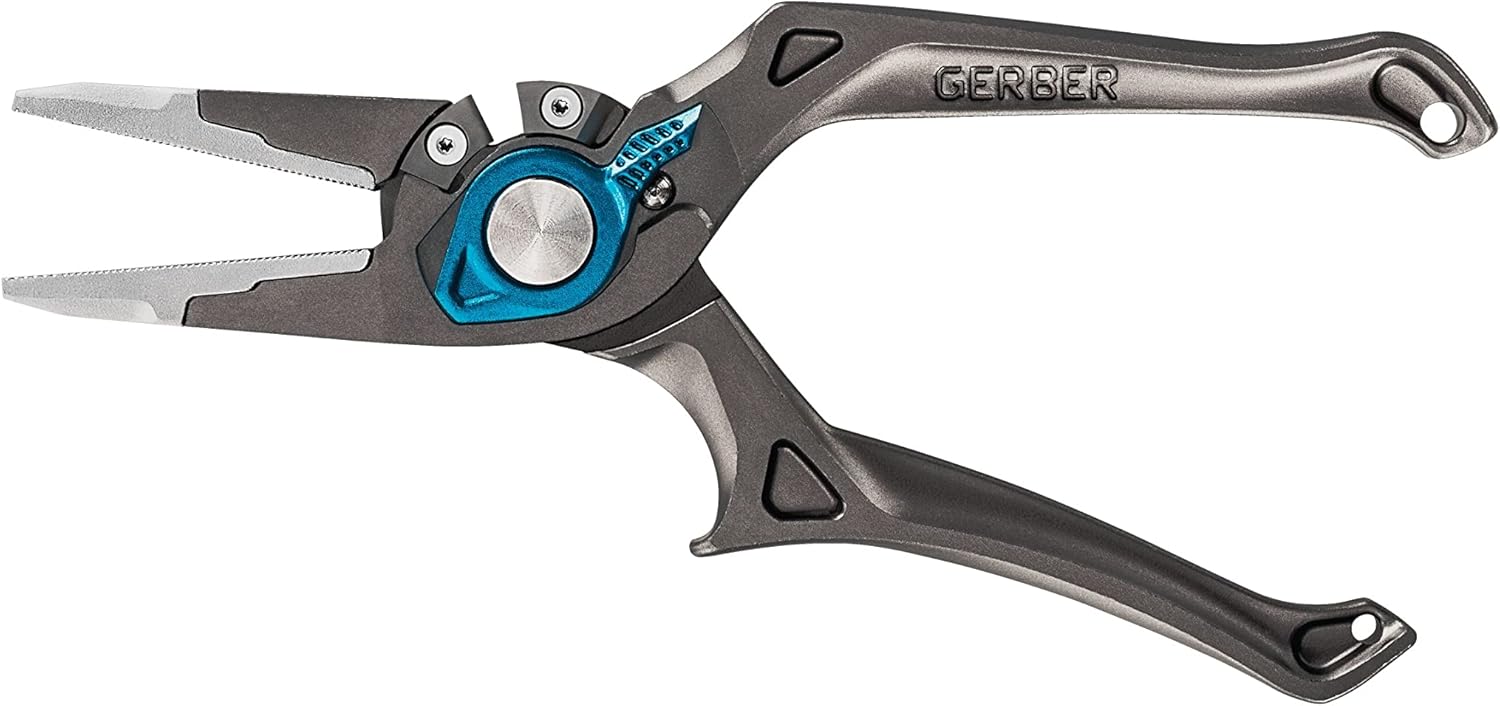 GERBER Magniplier-Salt: Premium 7.5 Fishing Pliers for Freshwater & Saltwater - Durable & Spring-Loaded!