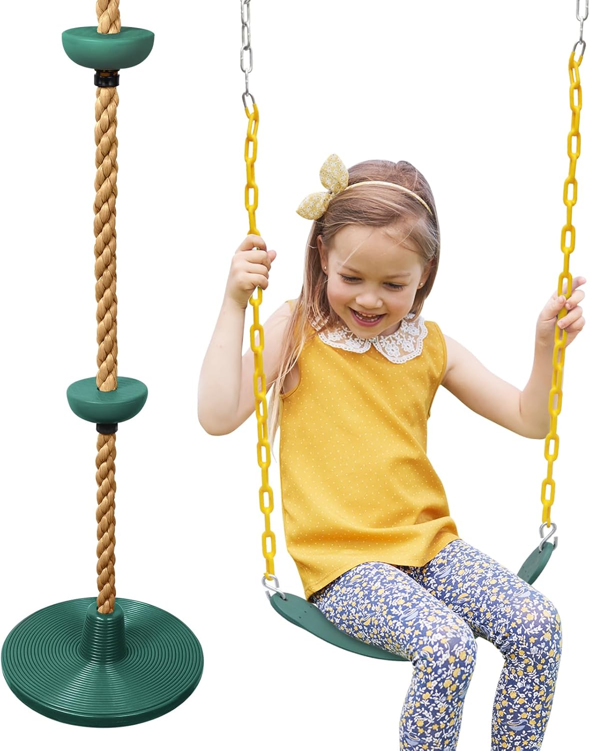 ZNCMRR Tree Swing Climbing Rope for Kids Indoor Outdoor Fun