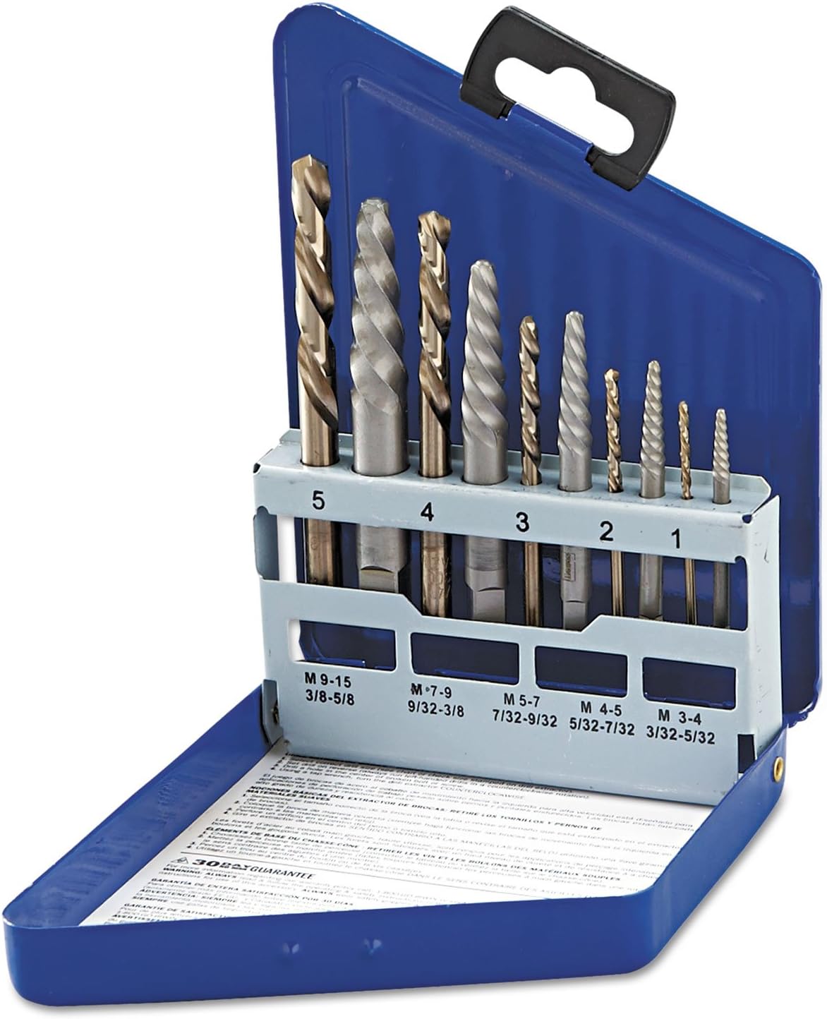 Irwin Tools Screw Extractor/Drill Bit Set for Easy Removal