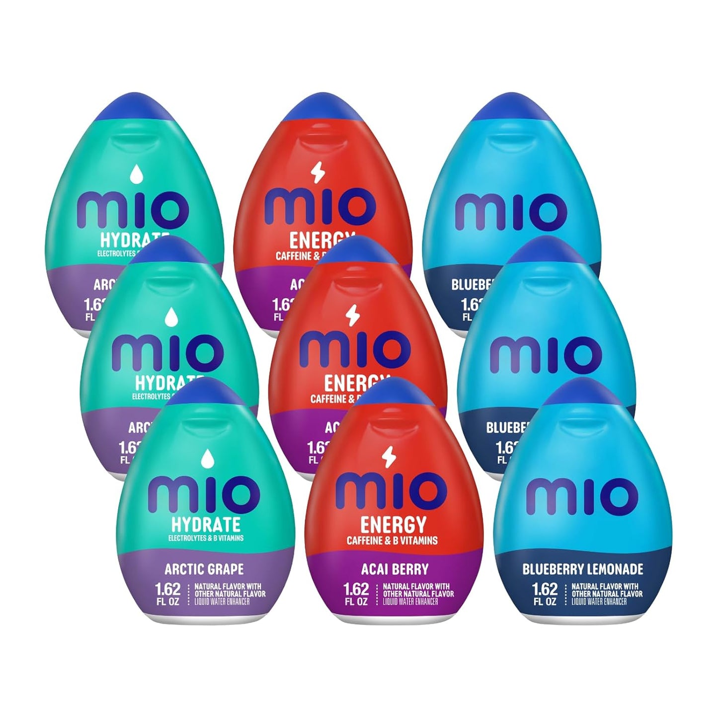 Mio Variety Pack - Hydrate and Energize with 9 Flavor Options