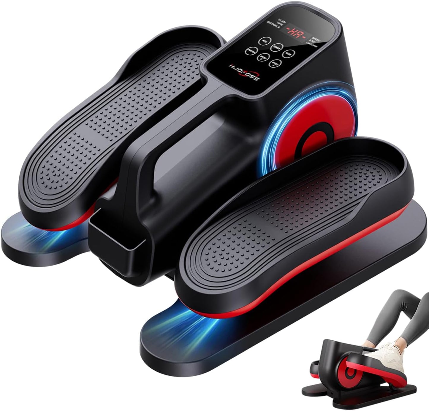 Under Desk Elliptical Machine for Seniors with Remote Control