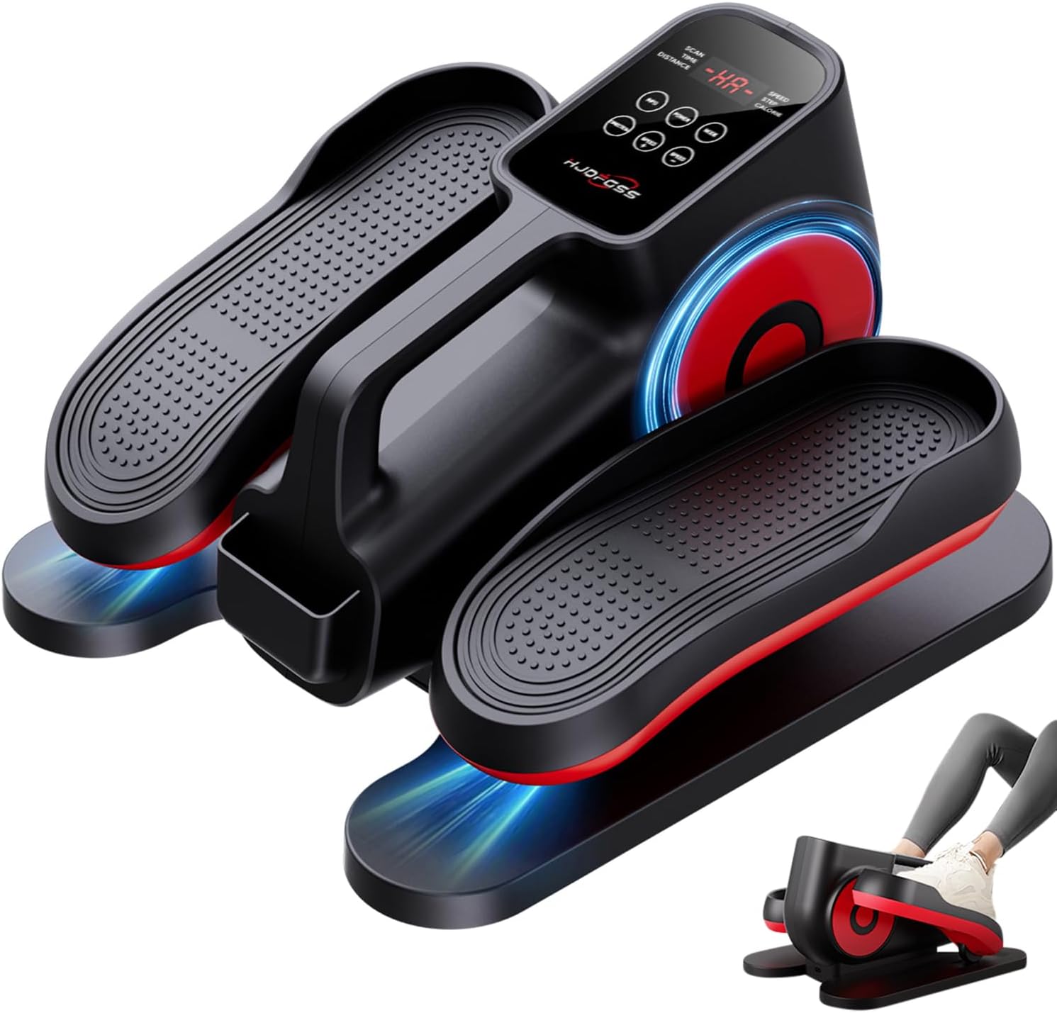 Under Desk Elliptical Machine for Seniors with Remote Control