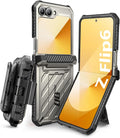 SUPCASE Galaxy Z Flip 7 FE Case with Stand & Belt-Clip - Rugged 360