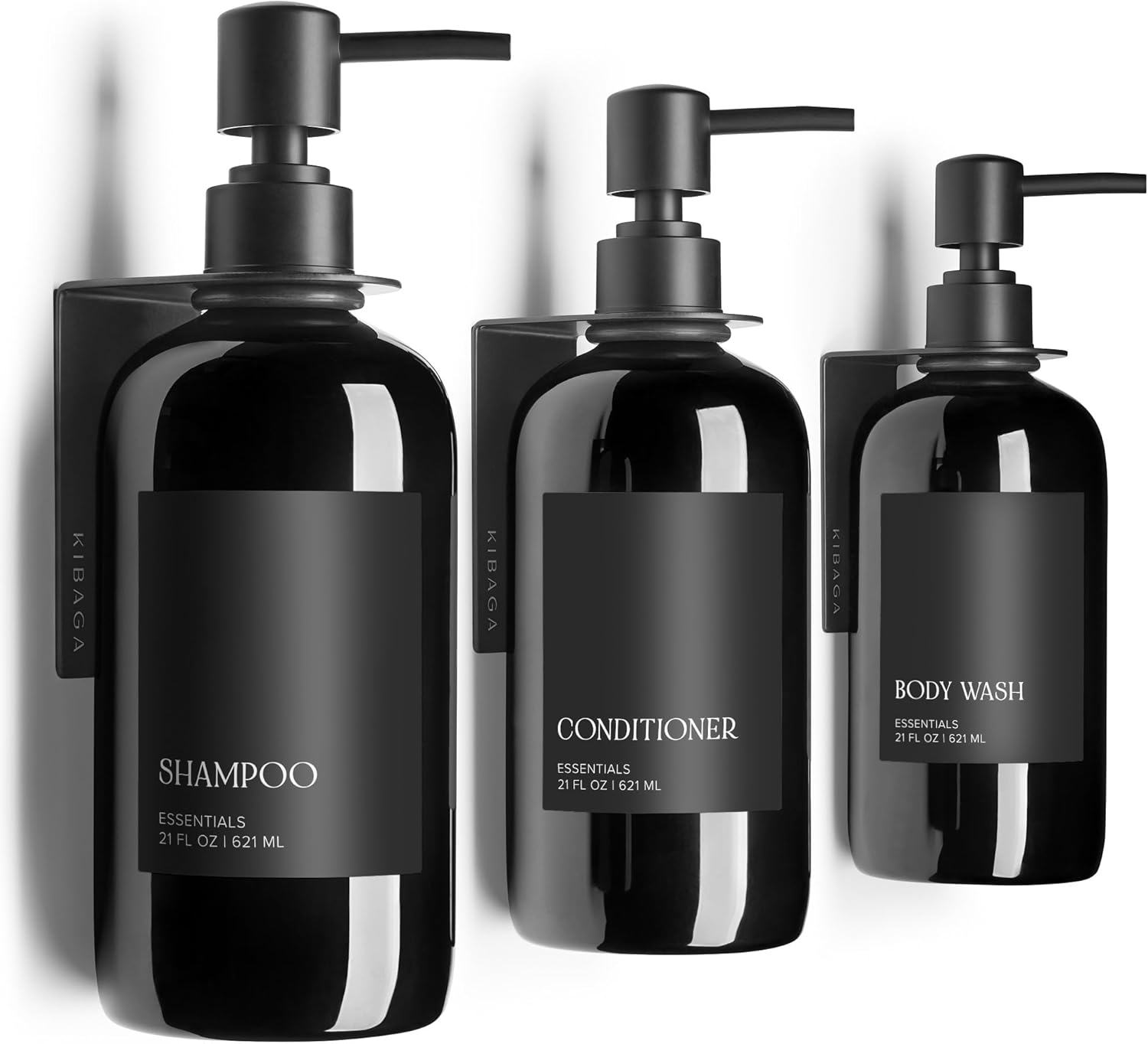 Modern 3-Piece Shower Dispenser Set - Stylish Bathroom Upgrade