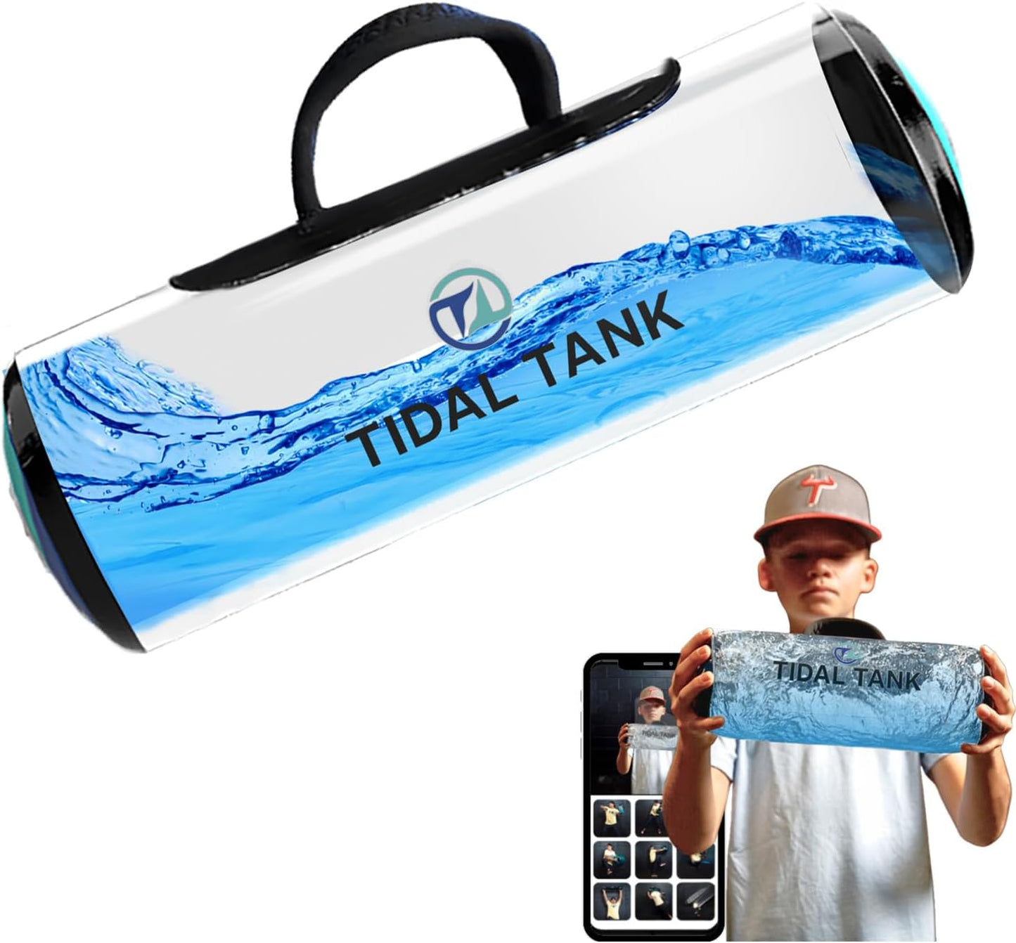 Tidal Tank Adjustable Aqua Bag for Full Body Stability Workouts