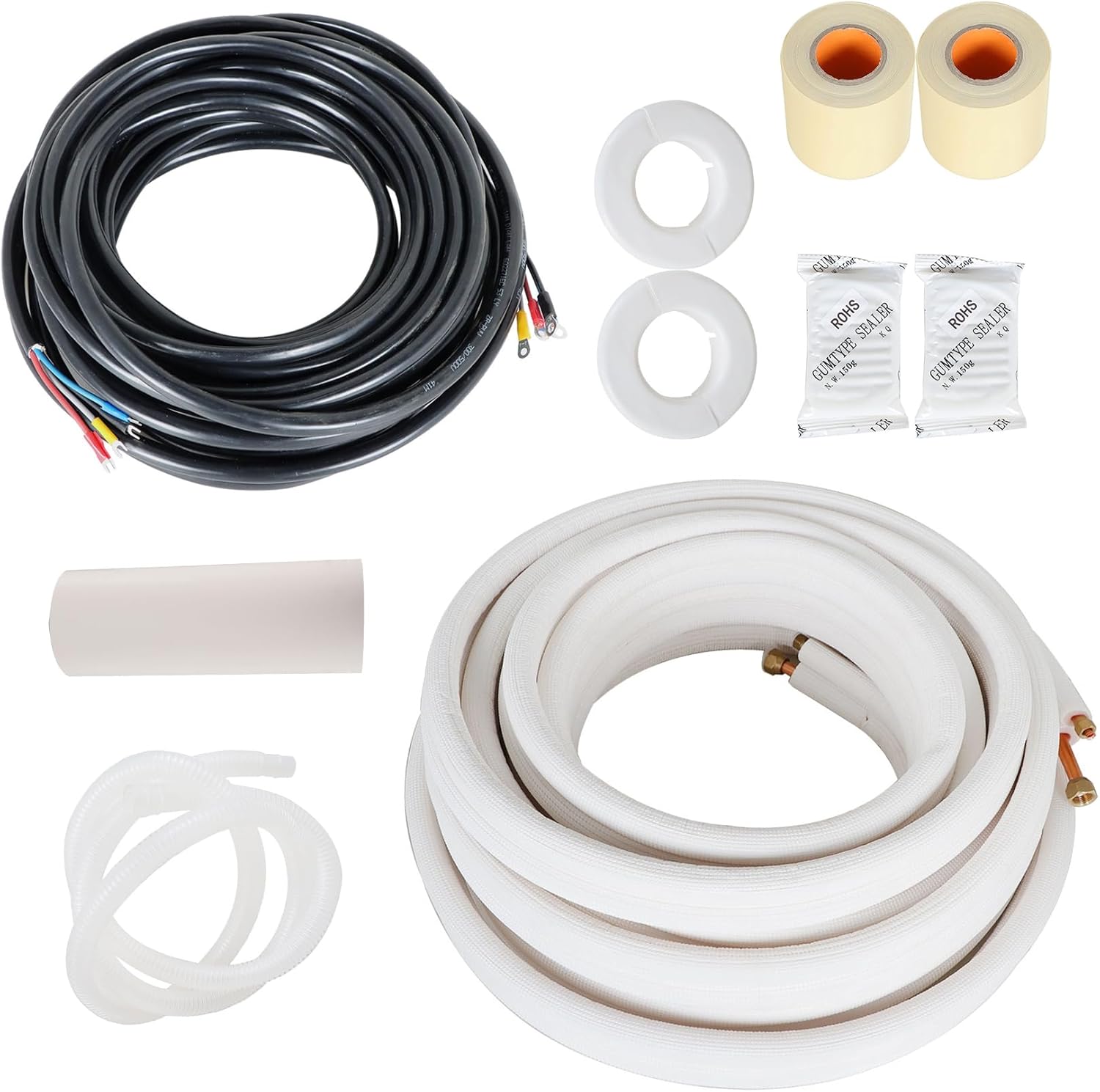Premium 50ft Copper Line Set for AC & Refrigeration