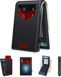 Men's Pop Up Card Holder Wallet with RFID Protection Slim Design