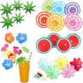 Tropical Luau Party Umbrella Picks Set