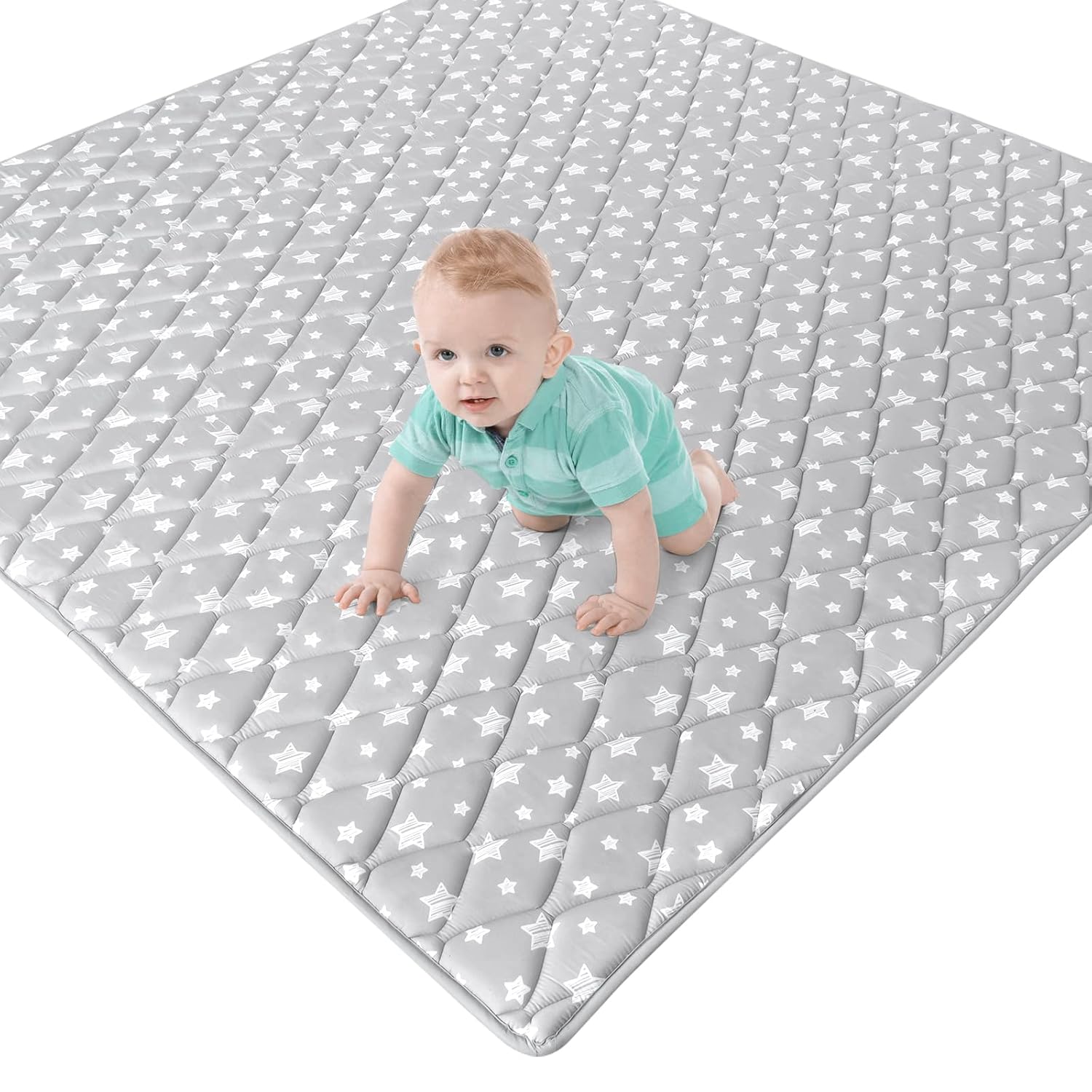 Premium Foam Baby Play Mat 59in x 59in for Playpen Safety