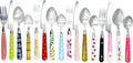 Eclectic Mix & Match Stainless Steel Cutlery Set - 16pc with Stand