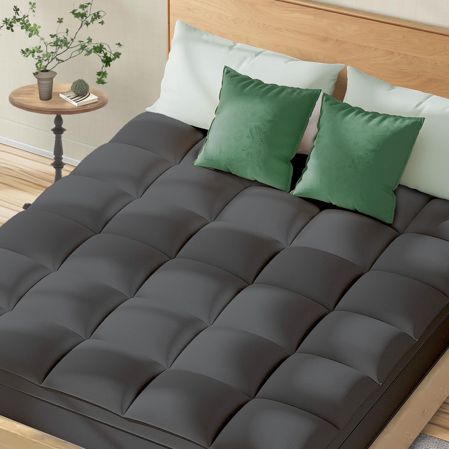 Queen Mattress Topper for Back Pain Relief and Comfort