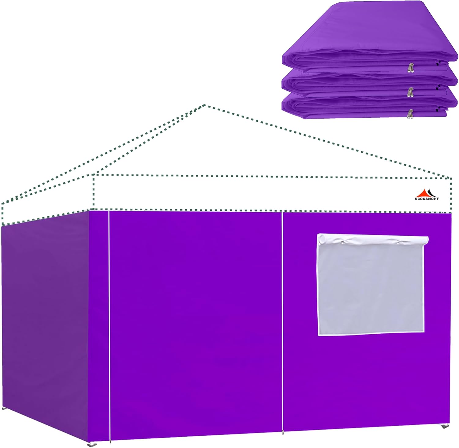 SCOCANOPY 10x10ft Complete Closure Sunwalls for Canopy Tents