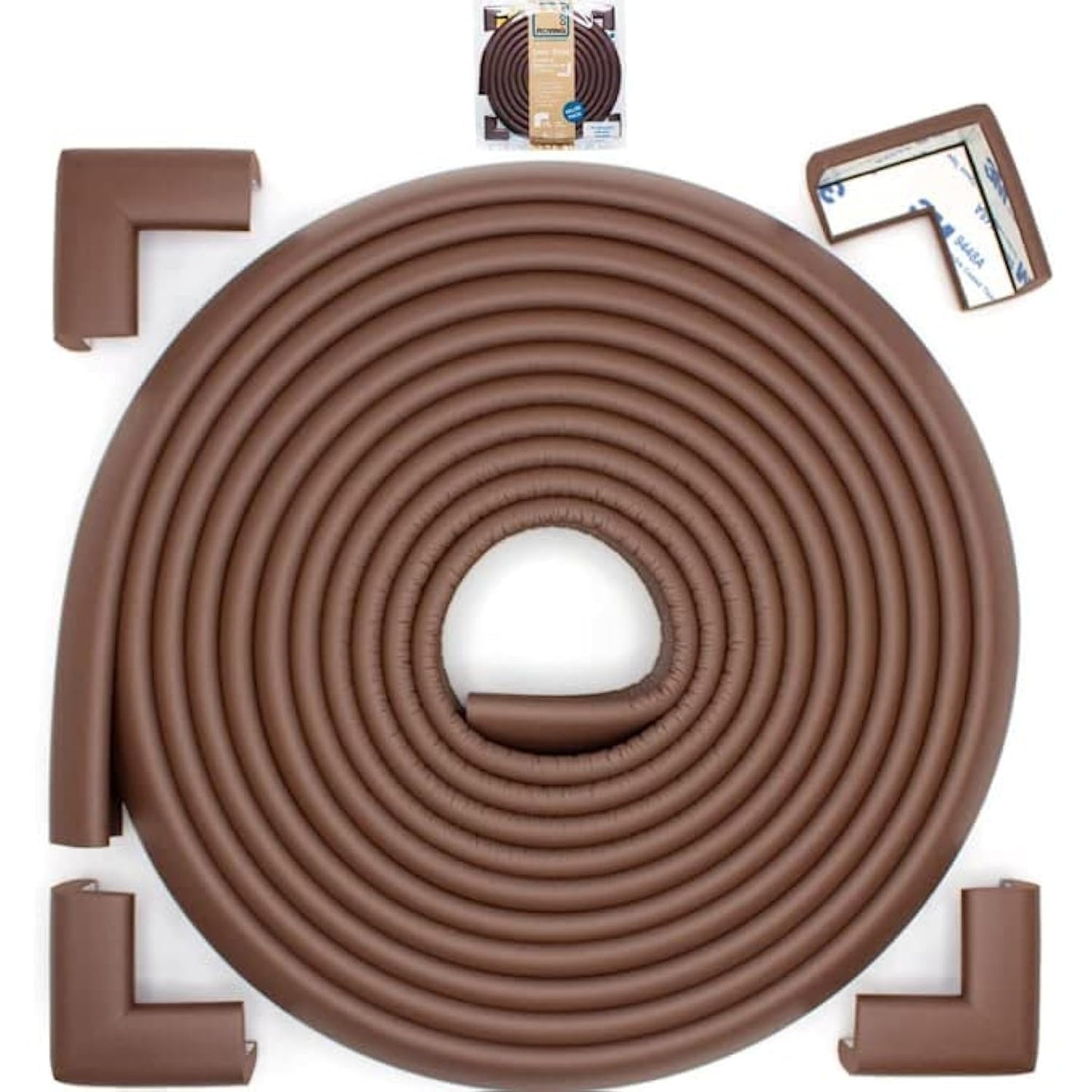 Roving Cove Baby Corner Protector 15ft Coffee Brown