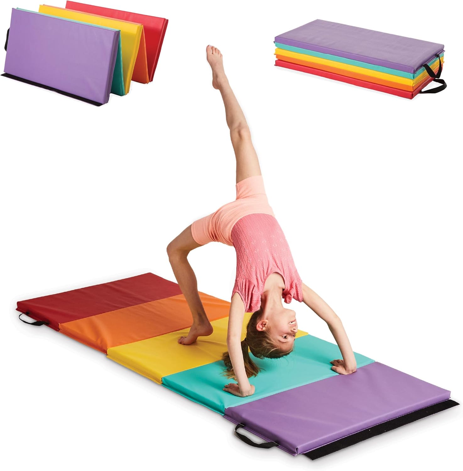 Folding Gym Mat for Kids, Thick & Portable | HearthSong