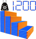 POKONBOY 1200 Pack Refill Darts Compatible with Nerf Guns - Bulk Value