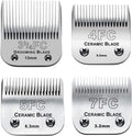 4PACK Dog Grooming Clipper Replacement Blades Compatible