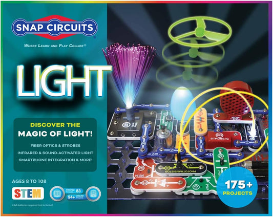 Snap Circuits Light Electronics Exploration Kit for Kids 8