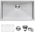 Ruvati 30-inch Rounded Corner Undermount Kitchen Sink - Deep Single