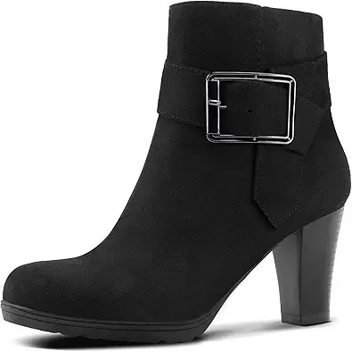 mysoft Women's Booties with Heel for Stylish Comfort and Support