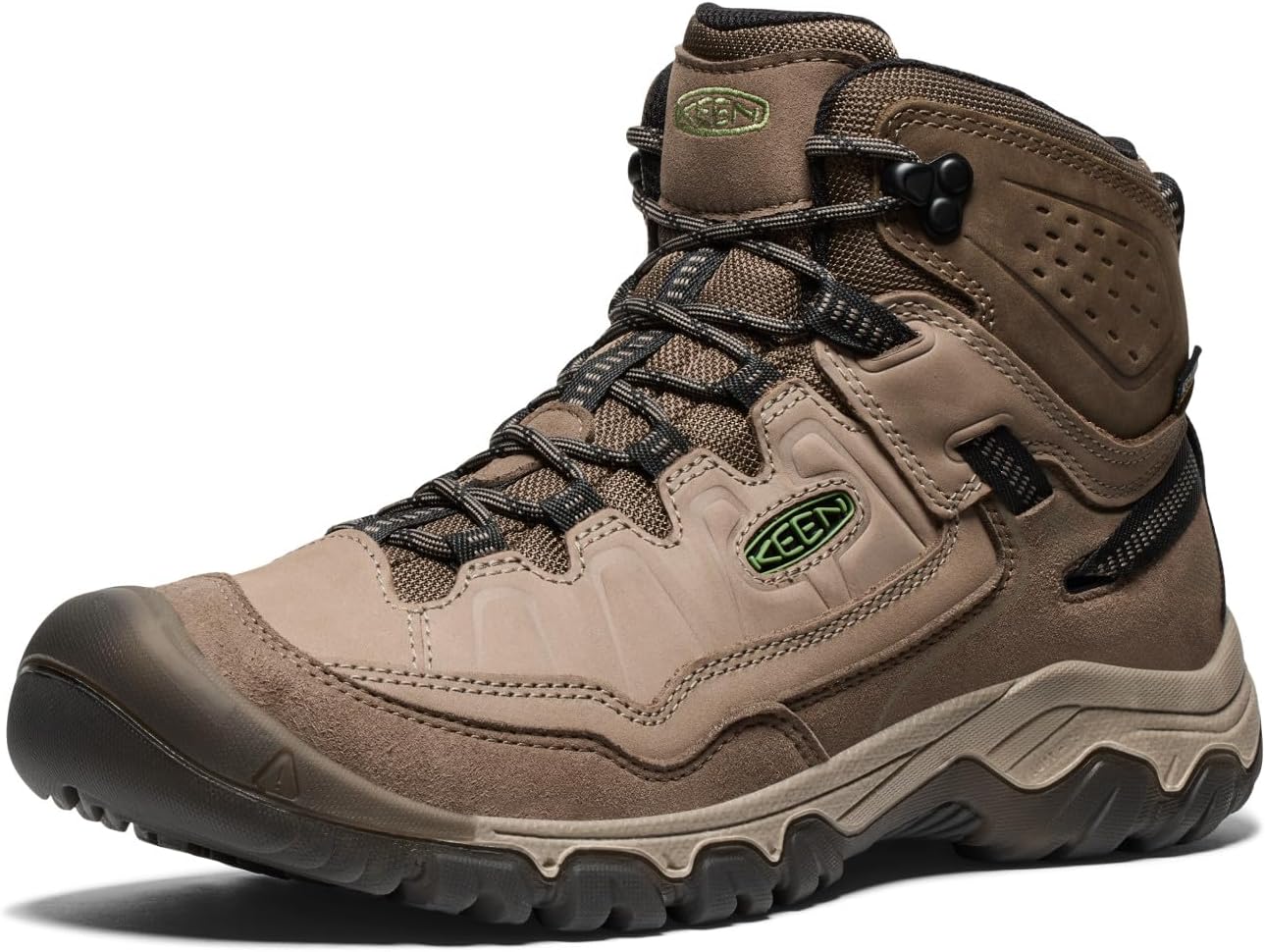 KEEN Men's Targhee 4 Mid Waterproof Hiking Boots for Comfort