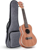 Ranch Left Handed Concert Ukulele 23 in - Professional Wooden Uke