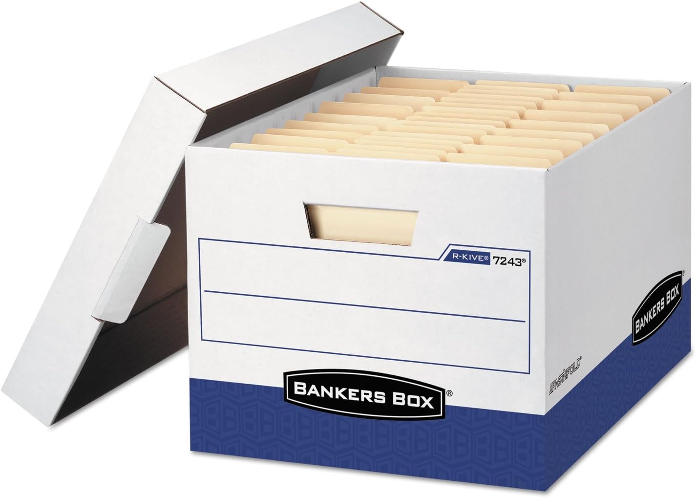 R-Kive Heavy Duty File Storage Boxes for Secure Document Storage