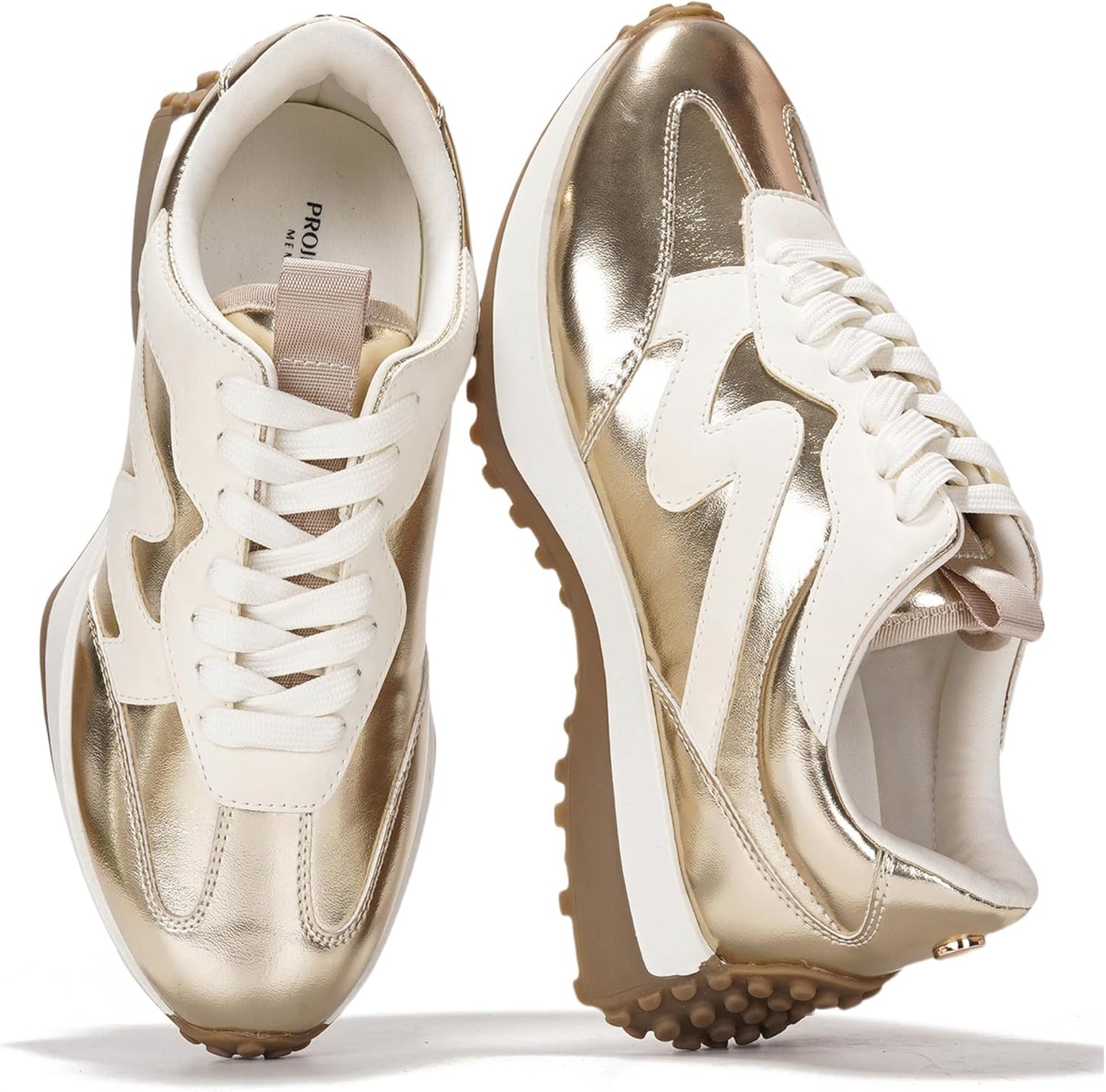 Trendy Sneakers for Women - Comfortable Memory Foam Casual Shoes