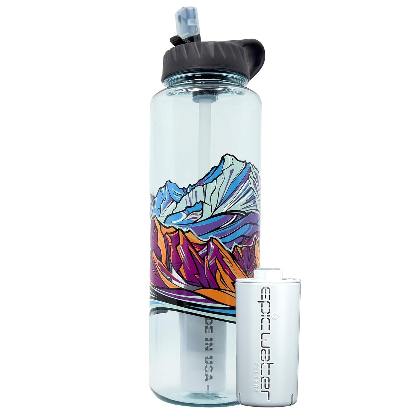 Epic Water Filters Nalgene OG Water Bottle with Dual Filter Power