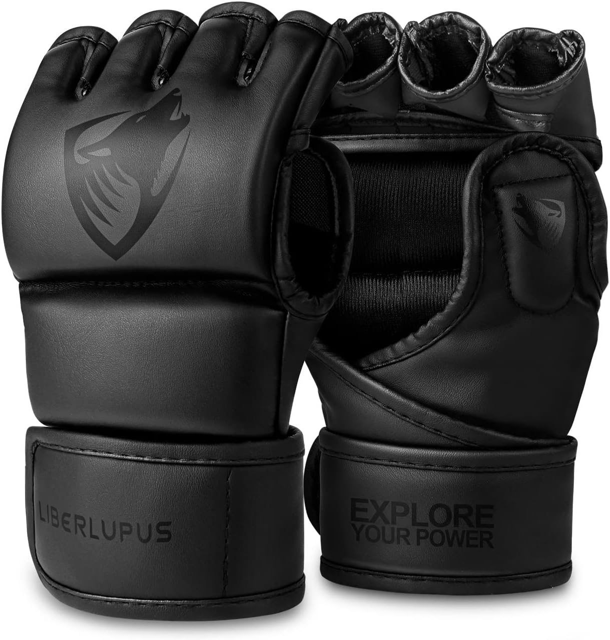Liberlupus Open Palm MMA Gloves - Ultimate Versatility