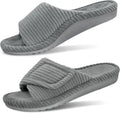 Women's Fuzzy Comfort Slippers with Orthopedic Arch Support