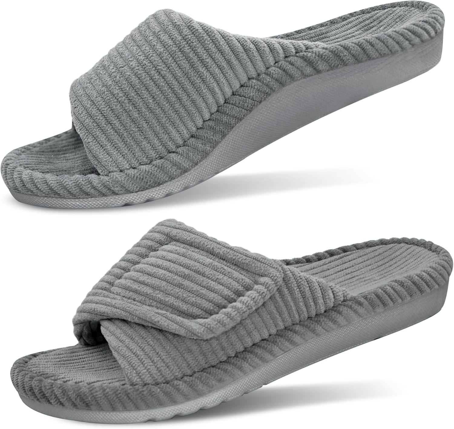Orthopedic Arch Support Slippers for Women with Fuzzy Comfort